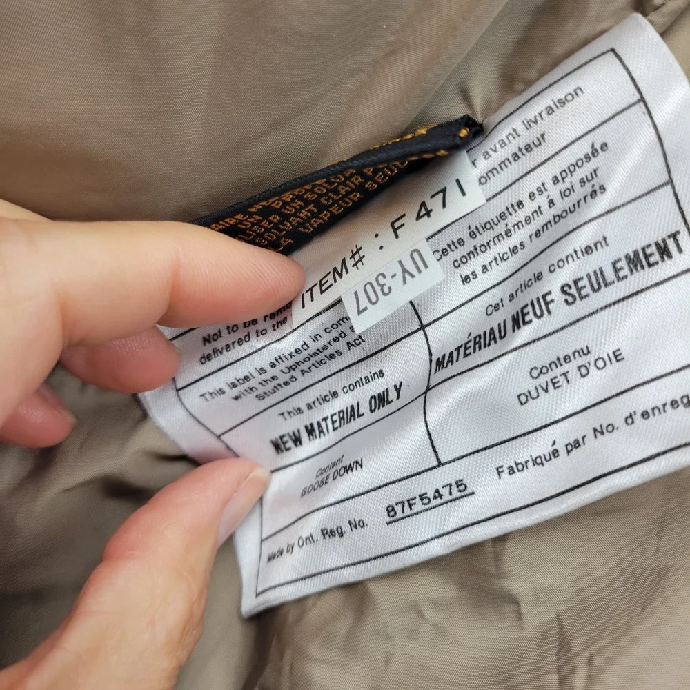 Eddie Bauer Trench‎ Coat Womens Medium Petite Parka Coat Long Puffer Down Lined - Picture 14 of 16